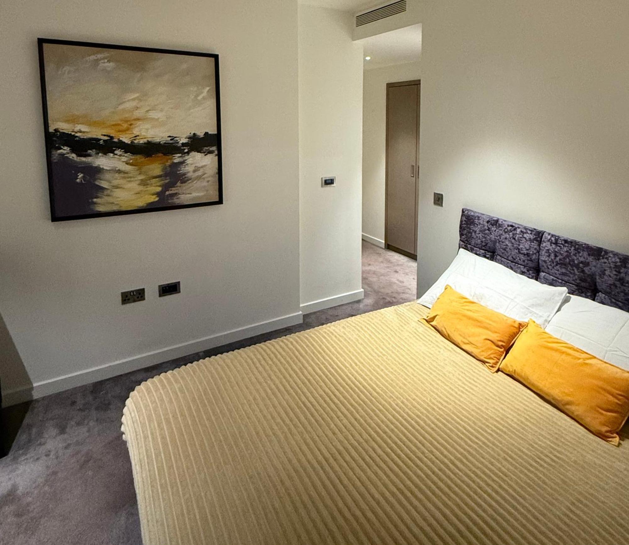 Luxury Modern 2 Bed Flat With Balcony And City View - Canary Wharf City Center London Eksteriør billede
